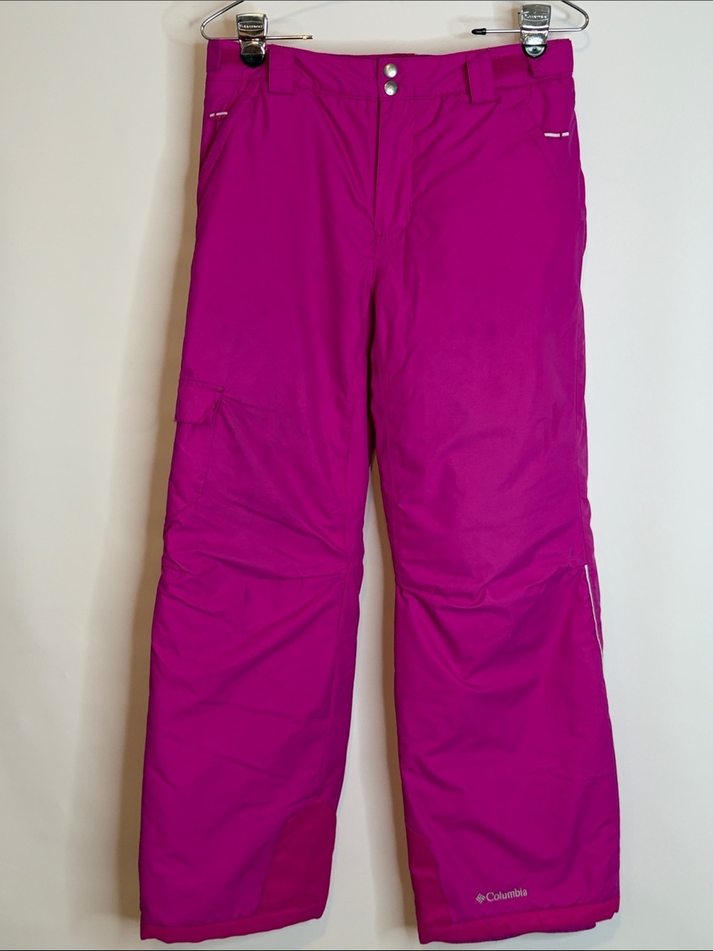 Columbia Bugaboo Kids' Vibrant Hot Pink Snow Pants size L.